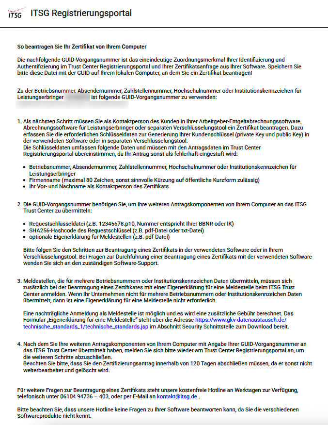 Dakota zertifikat beantragen30 